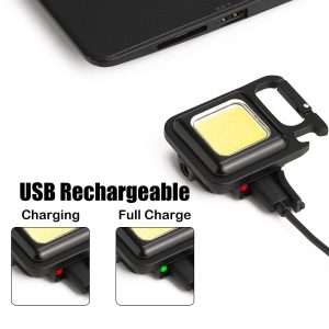 Original COB Mini Rechargeable Keychain Light