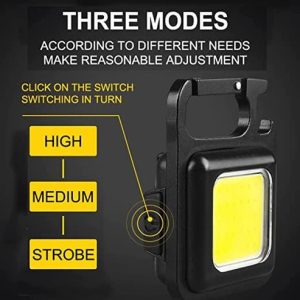 Original COB Mini Rechargeable Keychain Light