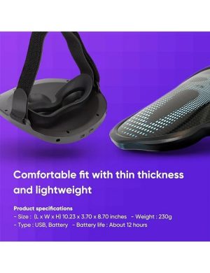Customizable LED Mask - Gesture Control & Bluetooth Connectivity