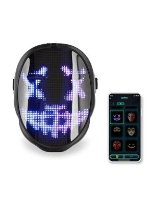 Customizable LED Mask - Gesture Control & Bluetooth Connectivity