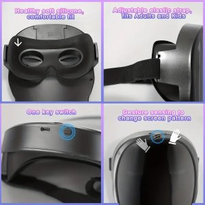 Customizable LED Mask - Gesture Control & Bluetooth Connectivity