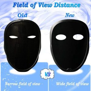 Customizable LED Mask - Gesture Control & Bluetooth Connectivity