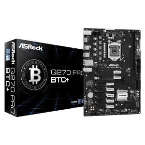 ASRock Q270 PRO BTC+ Mining Board Intel 1151 ATX DDR4 Motherboard