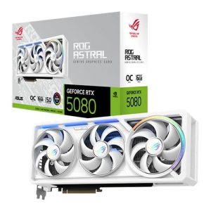 ASUS ROG Astral RTX 5080 OC White 16GB GDDR7 Graphics Card