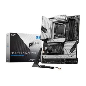 MSI Pro Z790-A Max WIFI Intel LGA 1700 ATX Motherboard Supports Intel 12th, 13th & 14th Gen Processors