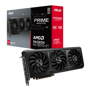 ASUS PRIME Radeon RX 9070 XT OC 16GB AMD Graphic Card