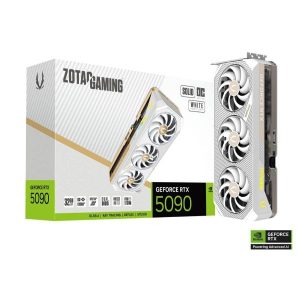 Zotac Gaming RTX 5090 Solid OC White 32GB GDDR7 Graphics Card