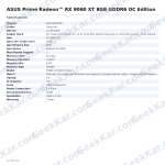 ASUS Prime RX 9060 XT OC Edition 8GB GDDR6 Graphics Card