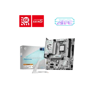 MSI H810M Gaming Wifi6E DDR5 Intel Motherboard ( White )