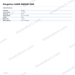 Kingston A400 960GB SSD