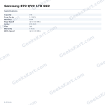 Samsung 870 QVO 1TB SSD