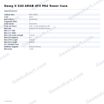 Dawg X 520 ARGB ATX Mid Tower Case