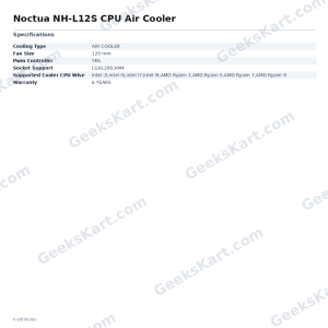 Noctua NH-L12S CPU Air Cooler