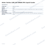 Antec Vortex LUM 240 ARGB CPU Liquid Cooler
