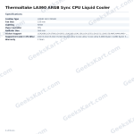 Thermaltake LA360 ARGB Sync CPU Liquid Cooler