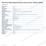 Montech Metal DT24 Premium Dual Tower 120mm ARGB CPU Air Cooler