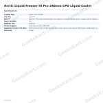 Arctic Liquid Freezer III Pro 240mm CPU Liquid Cooler
