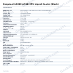 Deepcool LD360 ARGB CPU Liquid Cooler (Black)