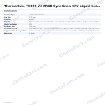 Thermaltake TH360 V3 ARGB Sync Snow CPU Liquid Cooler