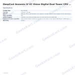 DeepCool Assassin IV VC Vision Digital Dual Tower CPU Air Cooler
