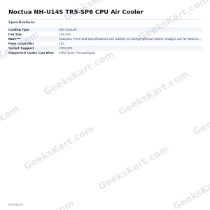 Noctua NH-U14S TR5-SP6 CPU Air Cooler