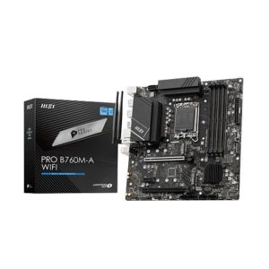MSI Pro B760M-A WIFI DDR5 Motherboard Supports Intel 12th, 13th & 14th Gen Processors