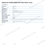 DeepCool CL600 ARGB ATX Mid Tower Case