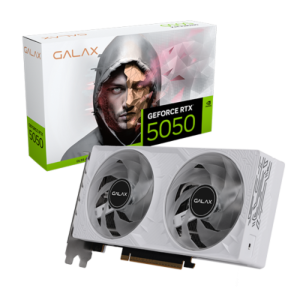 GALAX GeForce RTX 5050 1 Click OC White 8GB NVIDIA Graphic Card