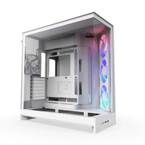 NZXT H9 Flow RGB 2025 Edition EATX Mid Tower Cabinet (White)