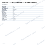 Samsung LS22D300GAWXXL 22 Inch FHD Monitor