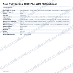 Asus TUF Gaming Z890-Plus WIFI Motherboard