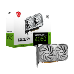 MSI GeForce RTX 4060 Ventus 2X OC White 8GB Nvidia Graphic Card