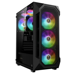 GAMDIAS Athene GC1 Elite RGB ATX Mid Tower Cabinet (Black)
