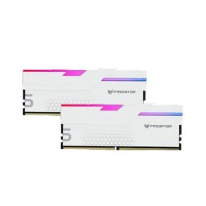 ACER Predator Hermes RGB 32GB ( 16GBx2 ) DDR5 7200MHz RAM (White) ( CL34 )