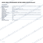 Asus ROG Crosshair X870E Hero ATX Motherboard