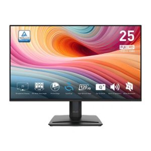 MSI Pro MP251 E2 25 Inch FHD 120Hz IPS Panel 99% SRGB 1MS Adaptive Sync Business Monitor