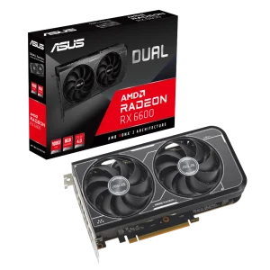 ASUS Dual Radeon RX 6600 V3 8GB AMD Graphics Card