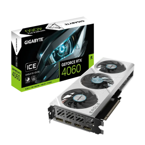 GIGABYTE GeForce RTX 4060 Eagle Ice OC 8GB Nvidia Graphic Card (White)
