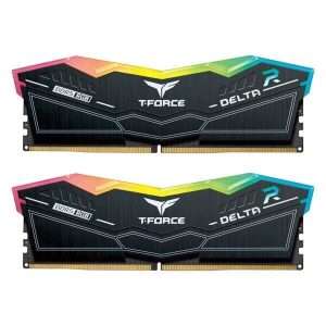 TeamGroup T-Force Delta RGB 64GB (32GBx2) DDR5 5600MHz CL36 Ram (Black)