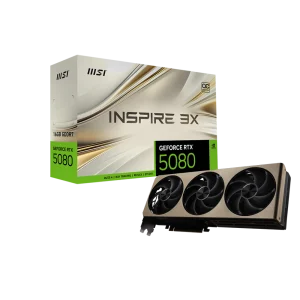 MSI Geforce RTX 5080 Inspire 3X OC 16GB NVIDIA Graphic Card