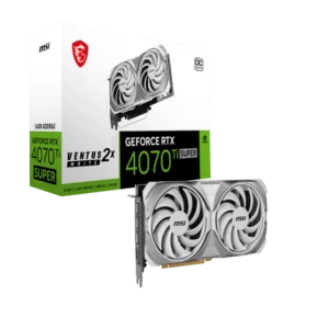 MSI GeForce RTX 4070 Ti Super Ventus 2X OC White 16GB Nvidia Graphic Card