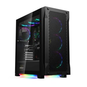 GAMDIAS Athena P1 ARGB ATX Mid Tower Cabinet (Black)