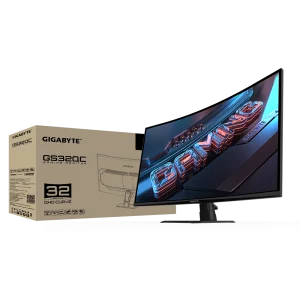 GIGABYTE GS32QC 32 Inch QHD 165Hz VA Panel 109% SRGB 1MS NVIDA Gsync Gaming Monitor