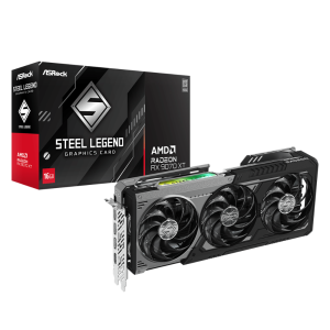 ASROCK Radeon RX 9070 XT Steel Legend Dark 16GB AMD Graphic Card