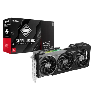 ASROCK Radeon RX 9070 XT Steel Legend Dark 16GB AMD Graphic Card