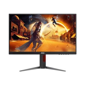 AOC 24G4 24 Inch FHD 180Hz IPS Panel 126% SRGB 0.5MS Nvidia GSync Gaming Monitor ( Black/Red )