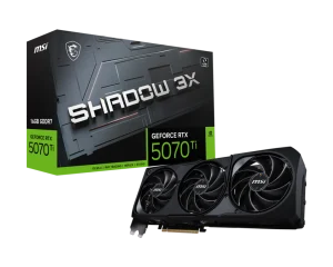 MSI GeForce RTX 5070 Ti Shadow 3X 16GB Nvidia Graphic Card