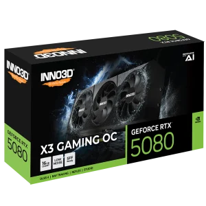 INNO3D GeForce RTX 5080 X3 Gaming OC 16GB Nvidia Graphic Card