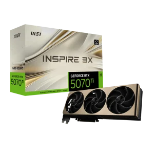 MSI GeForce RTX 5070 Ti Inspire 3X 16GB Nvidia Graphic Card