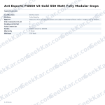 Ant Esports FG550 V2 Gold 550 Watt Fully Modular Smps